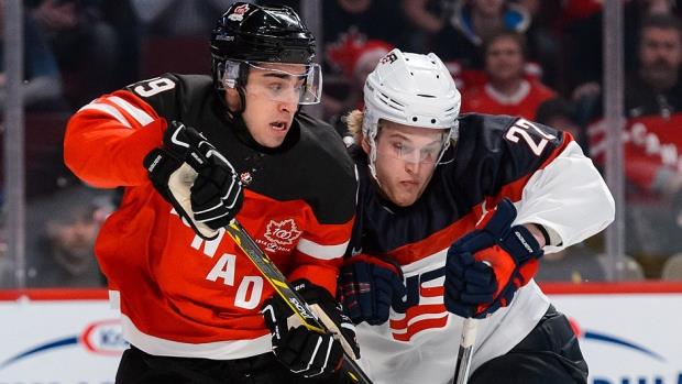 world junior hockey USA versus Canada